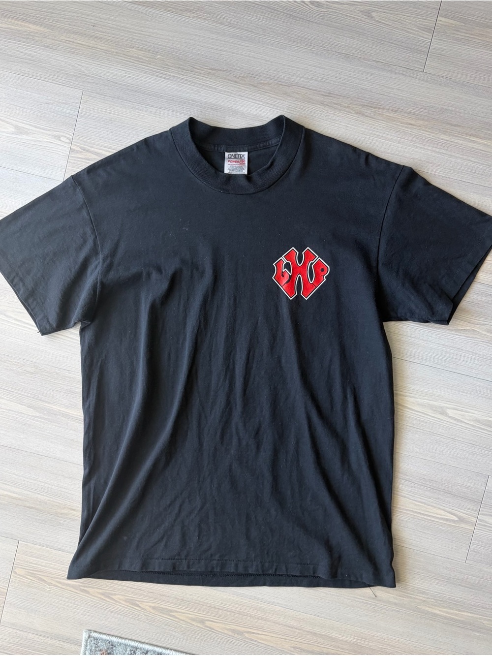 90โS BLACK LHP HIGHLANDERS T-SHIRT